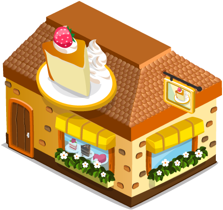 Cheesecake Bakery - Bake Shop Clipart Png (436x410), Png Download