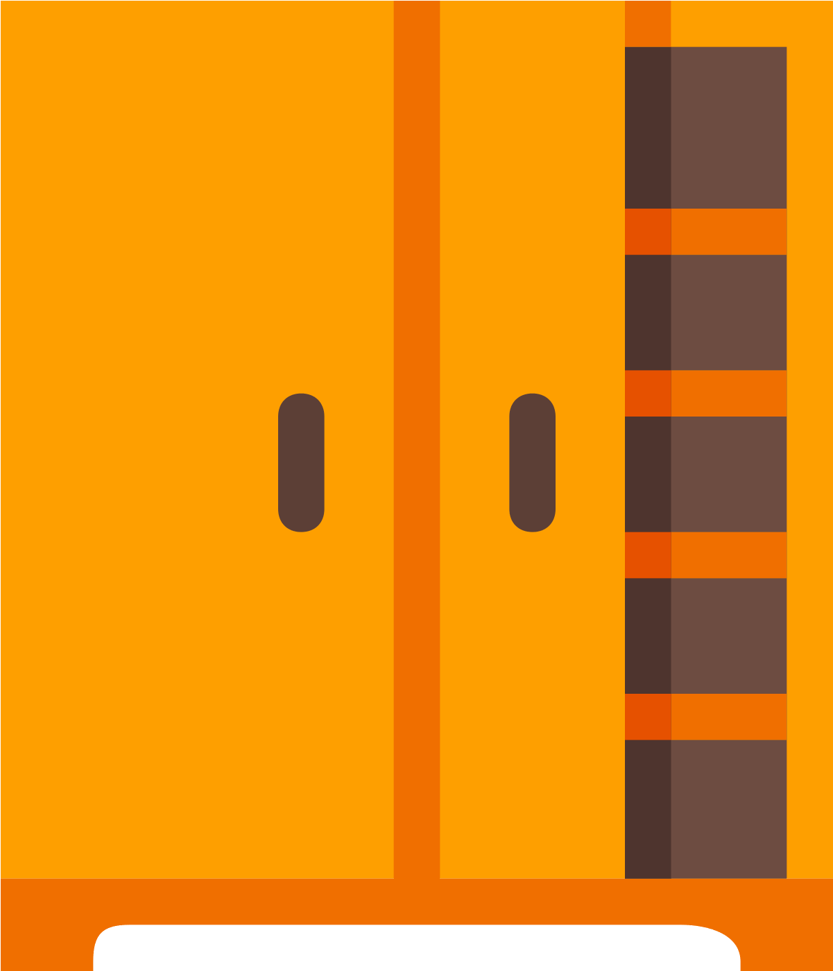 Sliding Door Closet Icon - Closet (1600x1600), Png Download