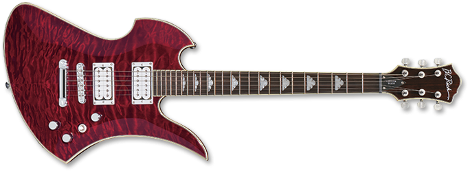 Bc Rich Mockingbird Deluxe (704x282), Png Download