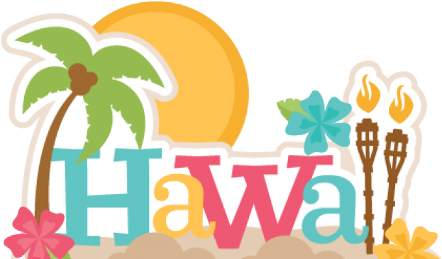 Vacation Clipart Hawaiian Vacation - Premium Vintage Hawaii Tshirt I Love Travel Wanderlust (640x480), Png Download