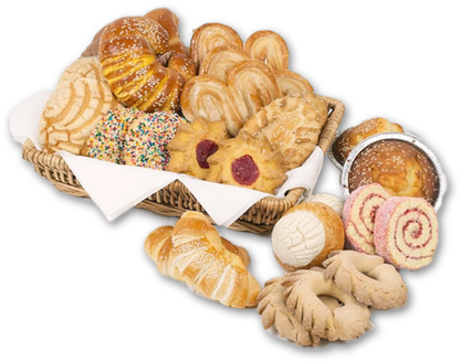 French Bakery Bringing You Fresh-baked Breads, Tasty - Bread And Pastry Png (500x333), Png Download