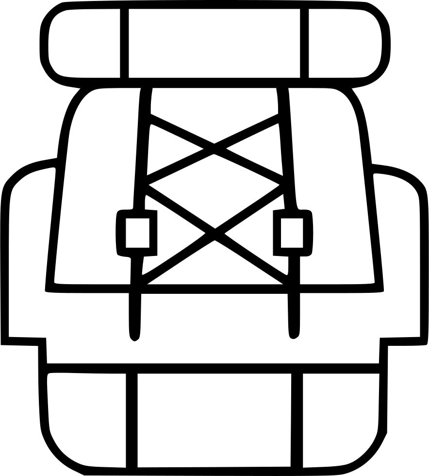 Backpack Bag Carry Outdoor Travel Travelling Vacation - Backpack (884x980), Png Download