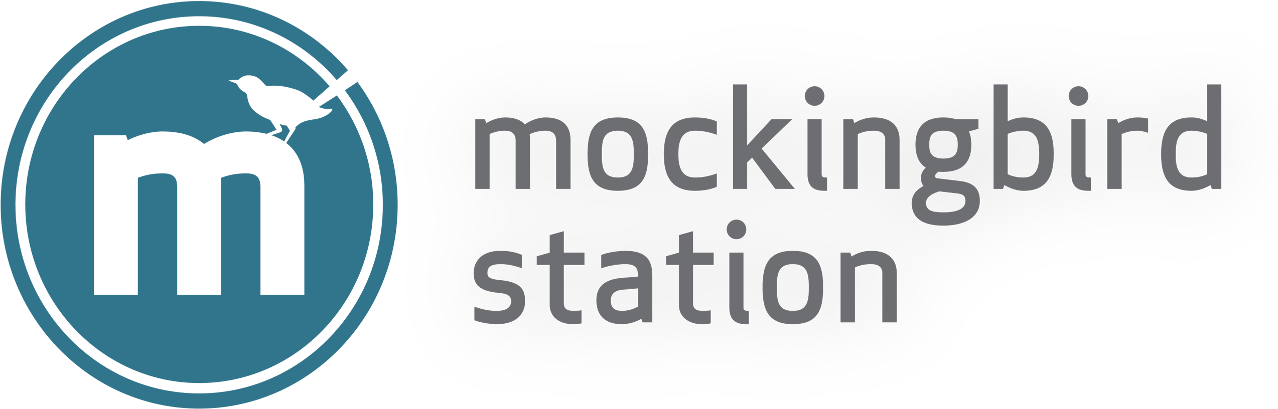 Mockingbird Station Presents The Mockingbird Music - Signage (2639x956), Png Download
