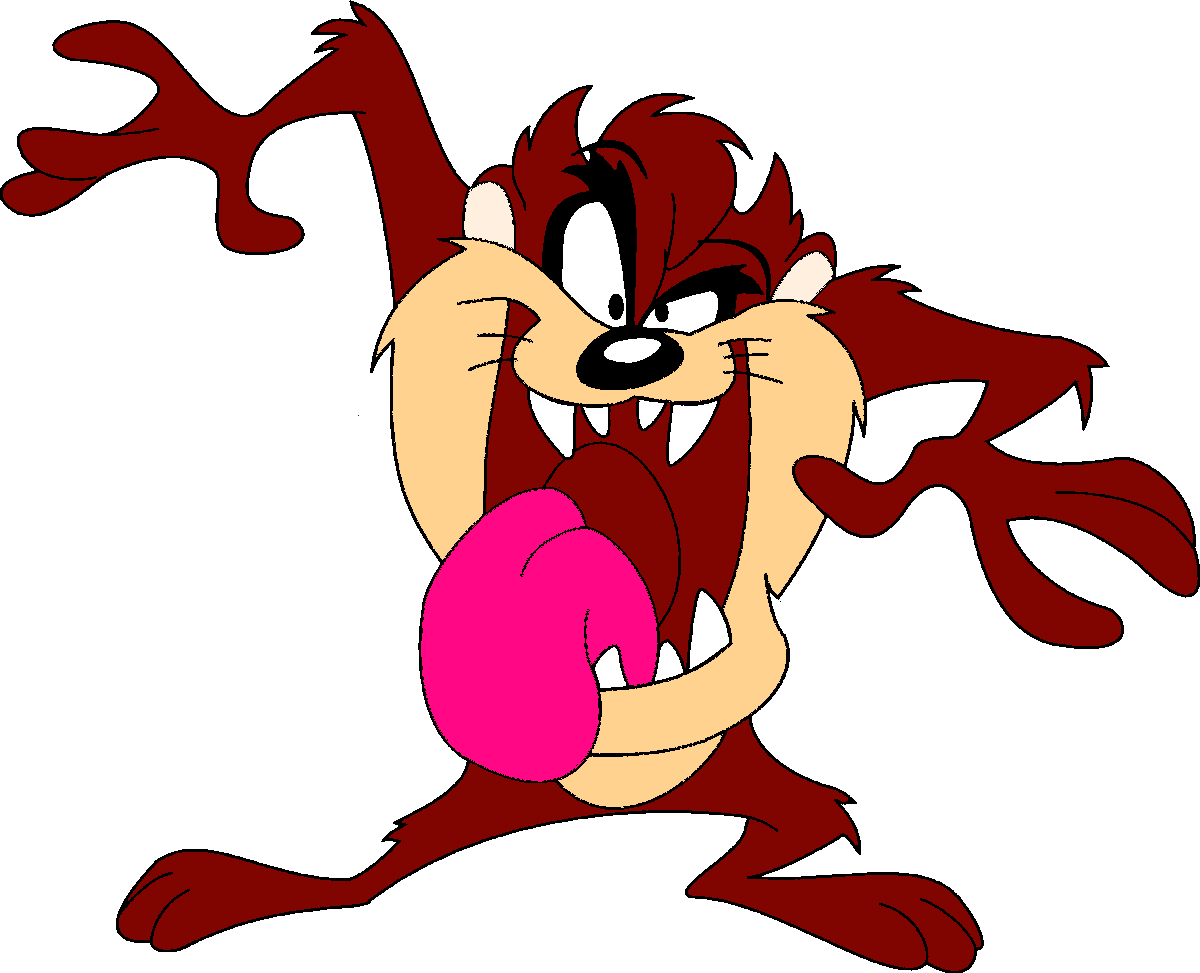 Fifers As Cartoon Characters - Tasmanian Devil Cartoon (1200x973), Png Download
