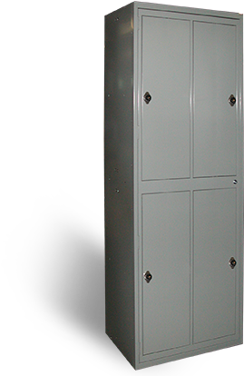 Oday Made Lockers 4 Up 1 - Cupboard (417x500), Png Download