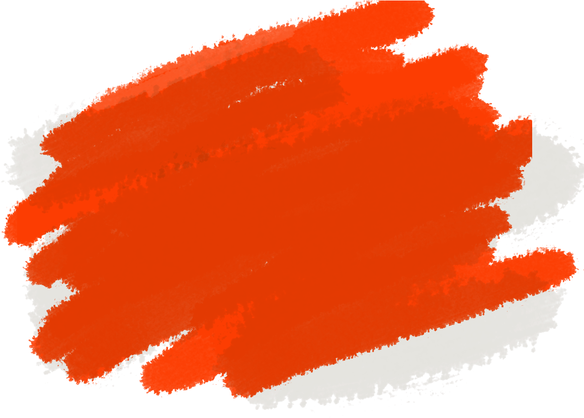 Paint Streaks Png - Orange Paint Stroke (1229x922), Png Download