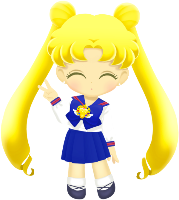 Sailor Moon Drops Usagi (600x668), Png Download