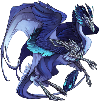 Snow Streak Skin - Flight Rising Snow Streak (350x350), Png Download