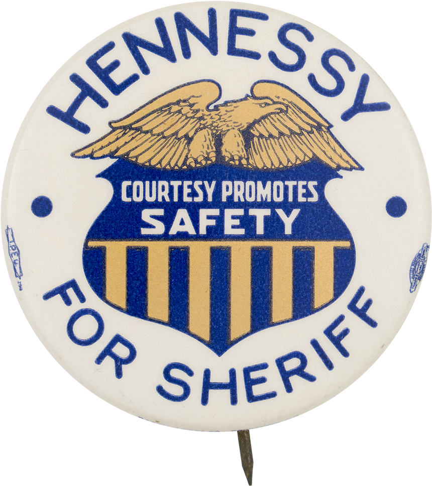 Hennessy For Sheriff - Emblem (1000x1060), Png Download