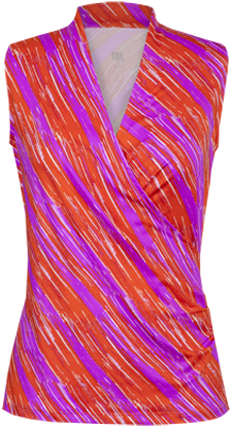 Anga Wrap Top - Day Dress (320x500), Png Download
