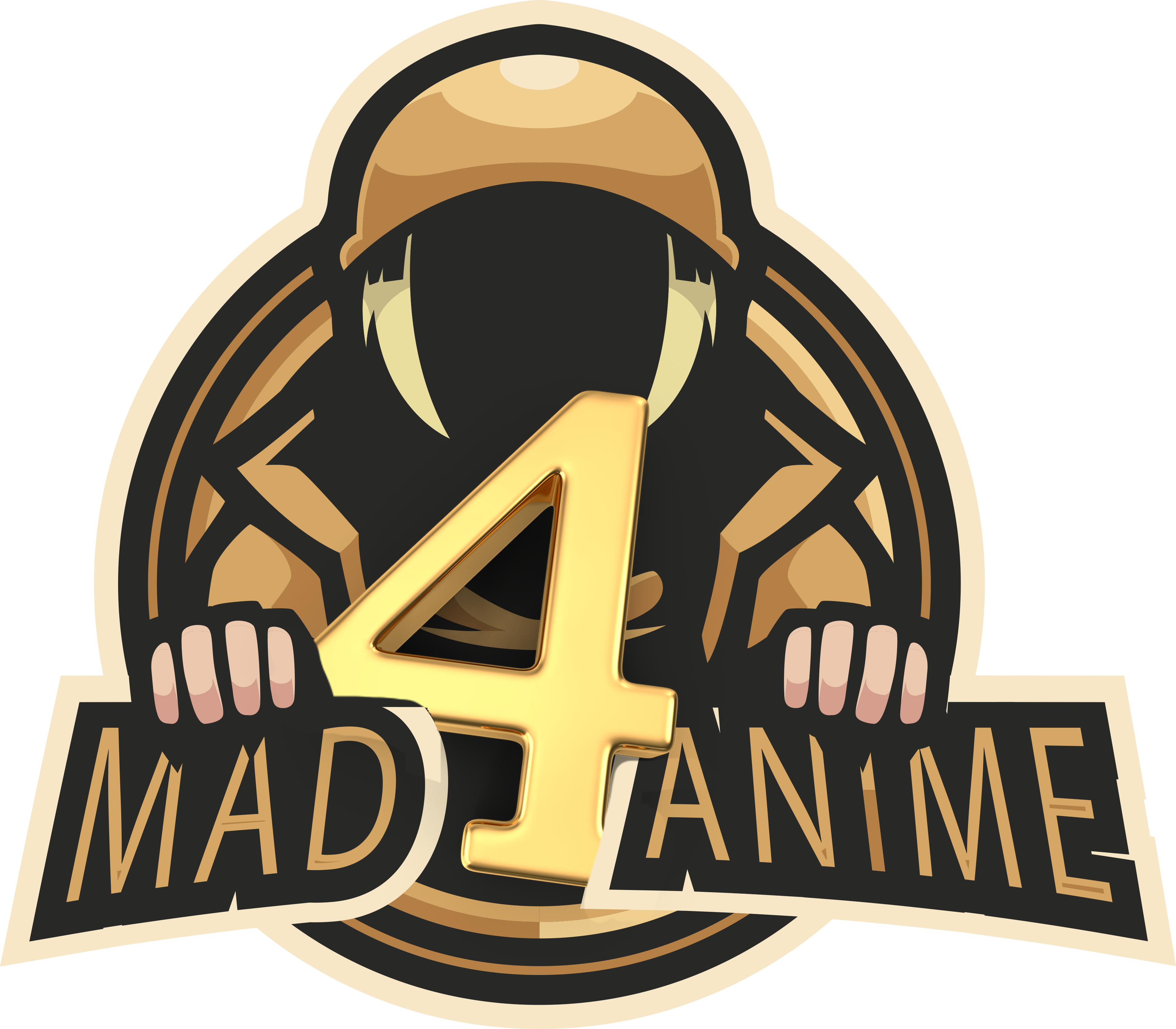 Mad4anime Mad4anime - Anime (3834x3354), Png Download