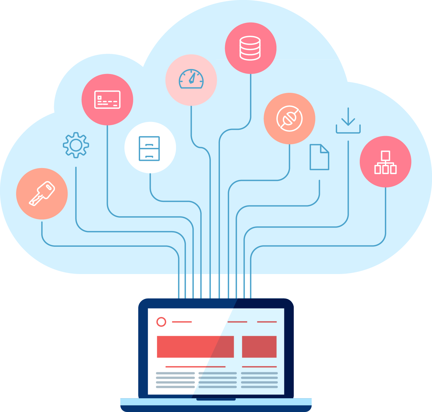 Software Architecture Design Png (1375x1314), Png Download