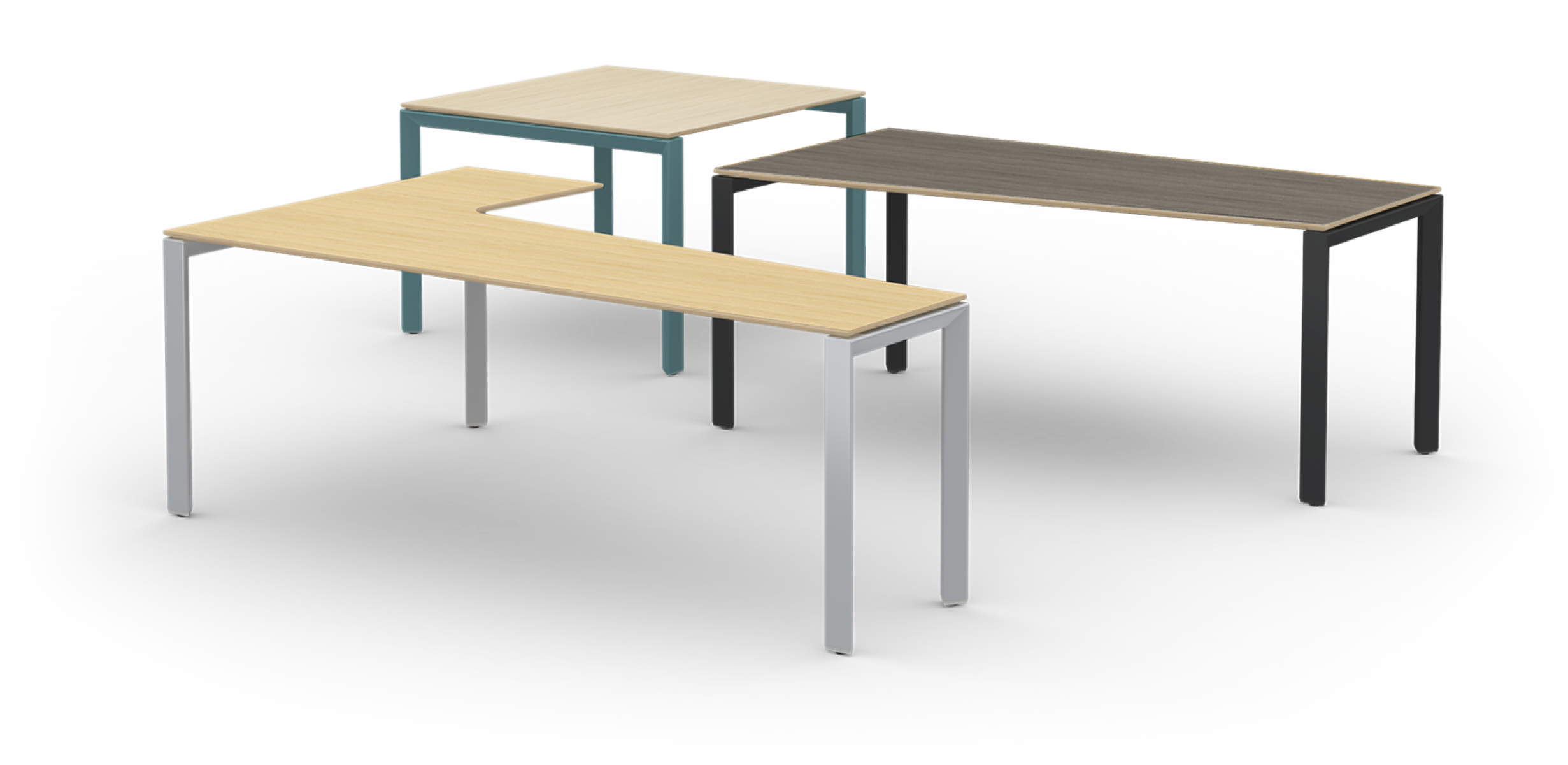 Miro Desk - Desk (2462x1200), Png Download