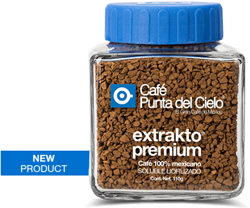 Extrakto Premium® Lyophilized Instant Coffee - Cafe Punta Del Cielo (555x330), Png Download