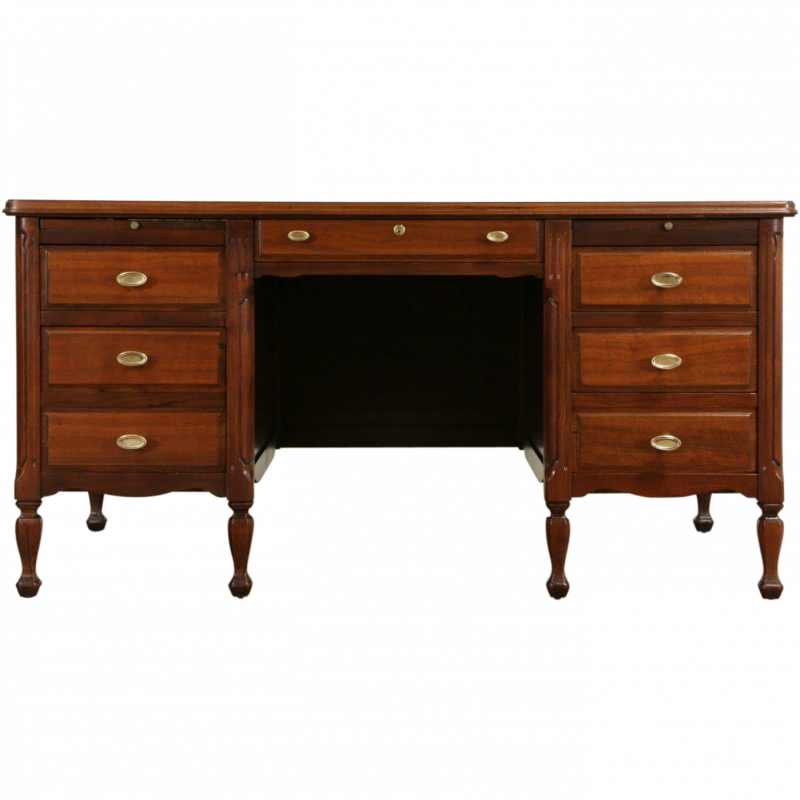 Vintage Office Desk Cozy Popular Home Furniture Set - Office Table No Background (800x800), Png Download