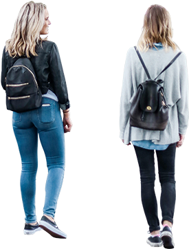 Walking Png (394x480), Png Download