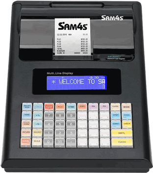 Sam4s Er-230 Electronic Cash Register - Cash Register (500x500), Png Download