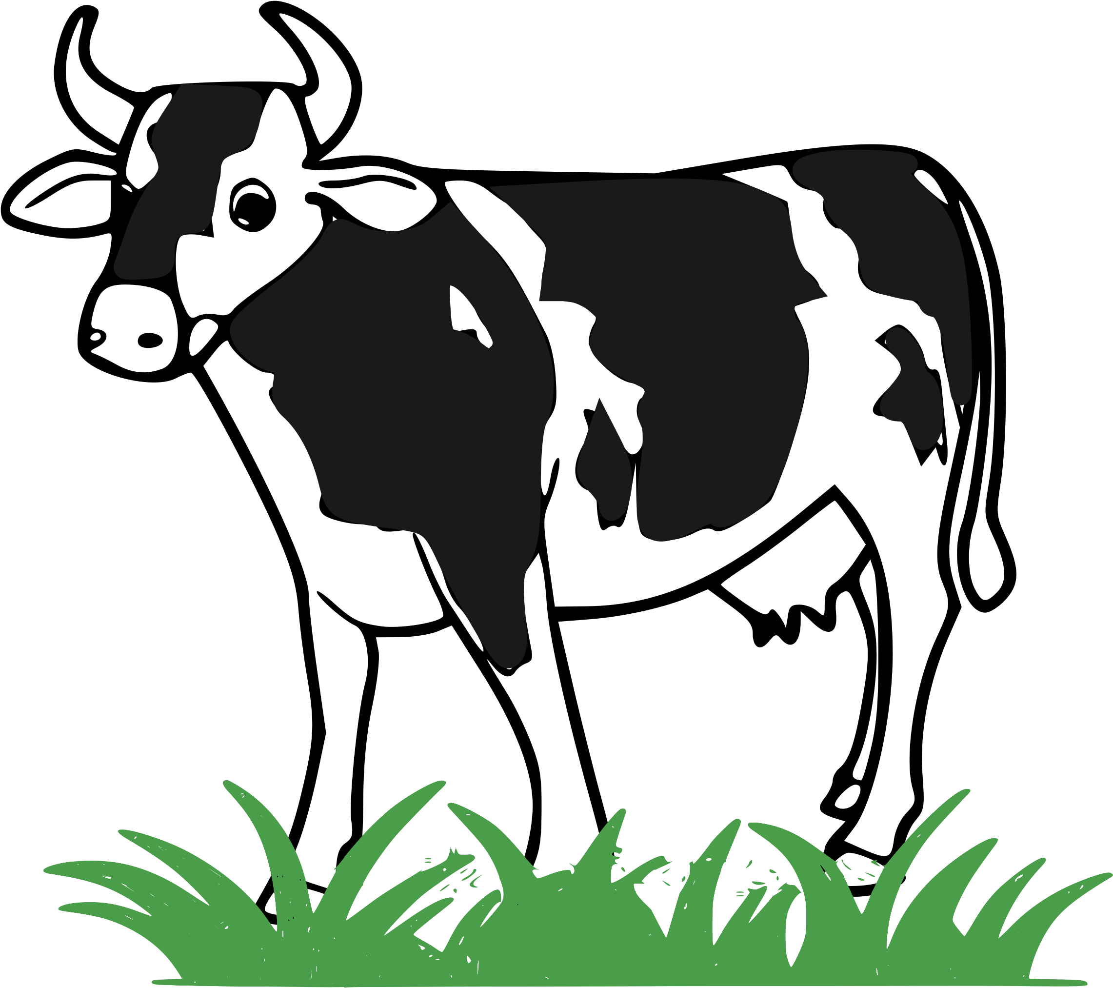 This Free Icons Png Design Of Vaca Enfrente (2400x2143), Png Download