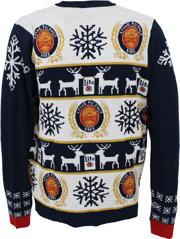 Miller Light Ugly Sweater Party - Busch Light Christmas Sweater (1000x1000), Png Download