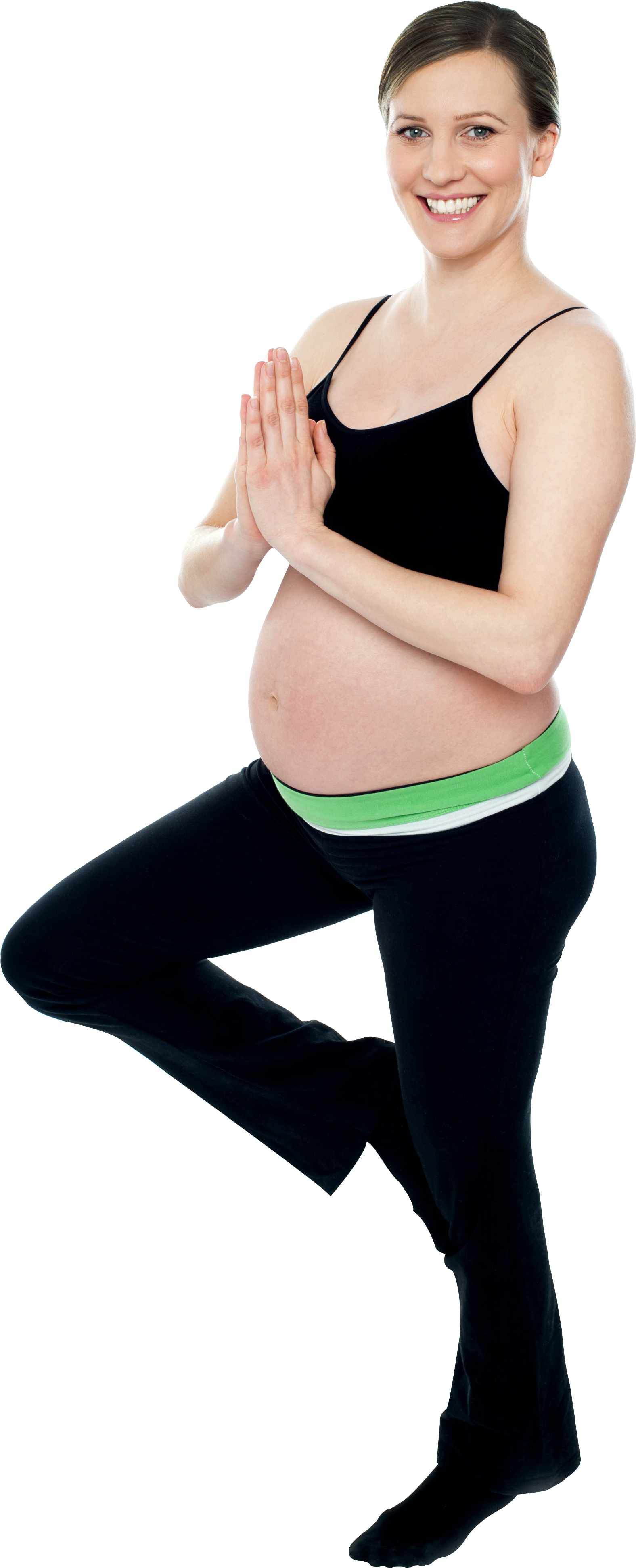 Pregnant Woman Exercise Png Image (2618x4432), Png Download