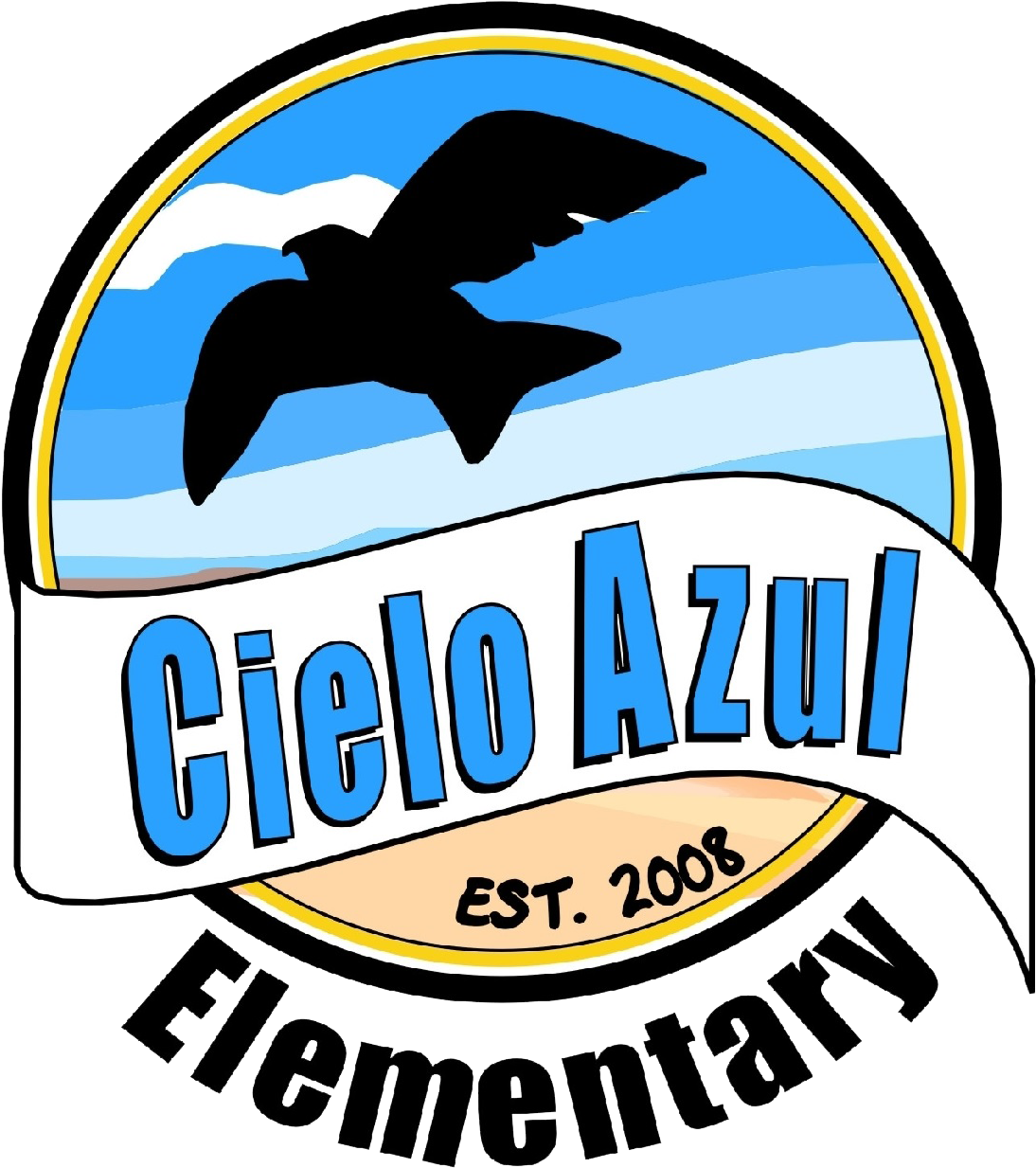 Cielo Azul Elementary - School (1130x1232), Png Download