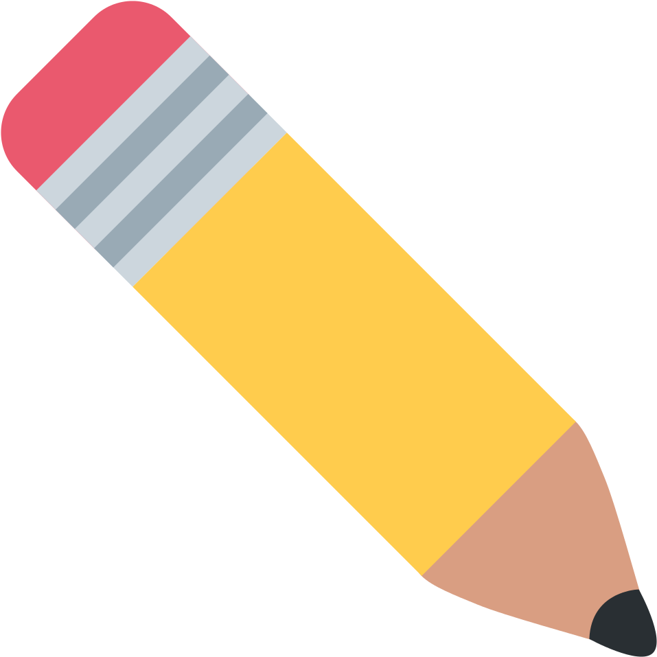 File - Twemoji 270f - Svg - Lapiz Emoji Png (1024x1024), Png Download