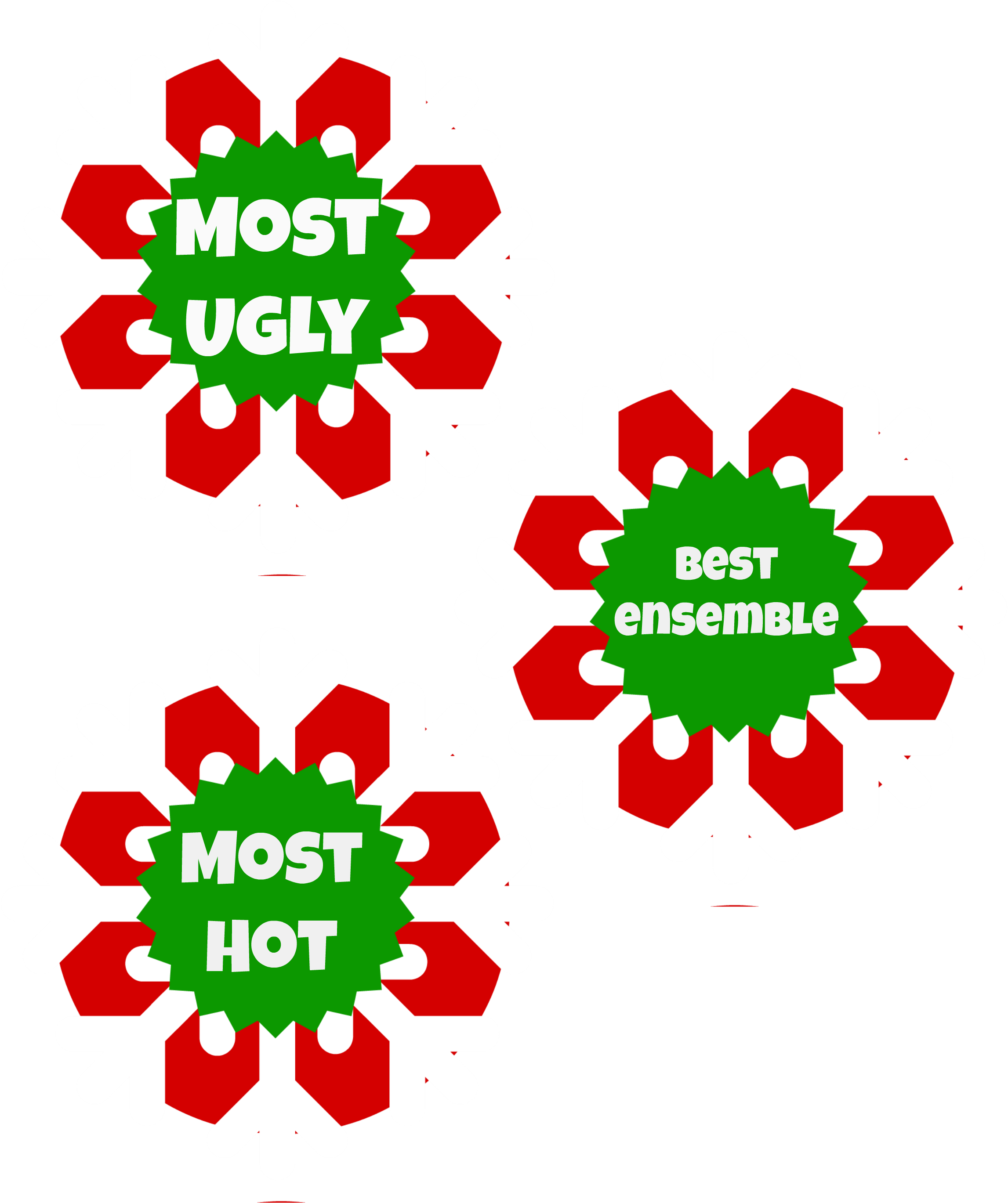 Ugly Sweater Fudge Favors From The Cards We Drew - Shapes Used In Logos (2400x3000), Png Download