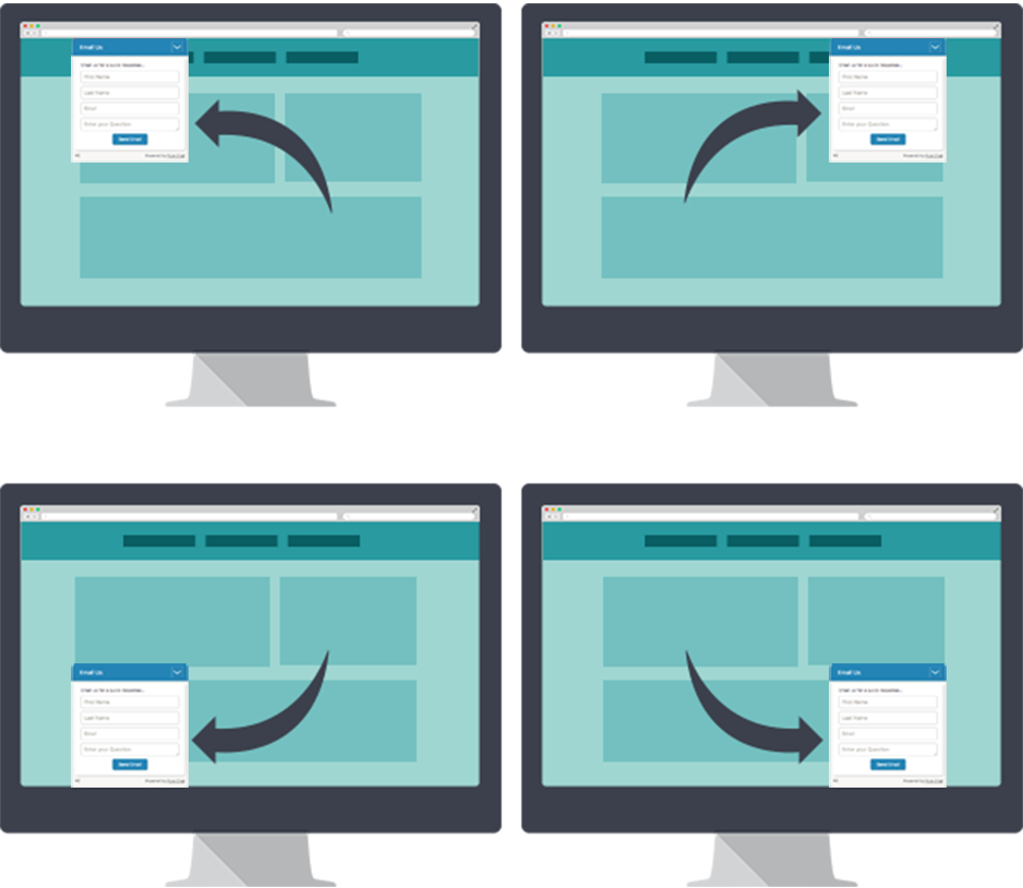 Use The Position And Animation Dropdowns In The Before - Chat Widget Animation (938x814), Png Download