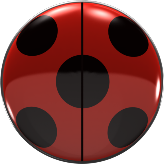 Miraculous Ladybug Buttons - Miraculous Ladybug Png (575x575), Png Download