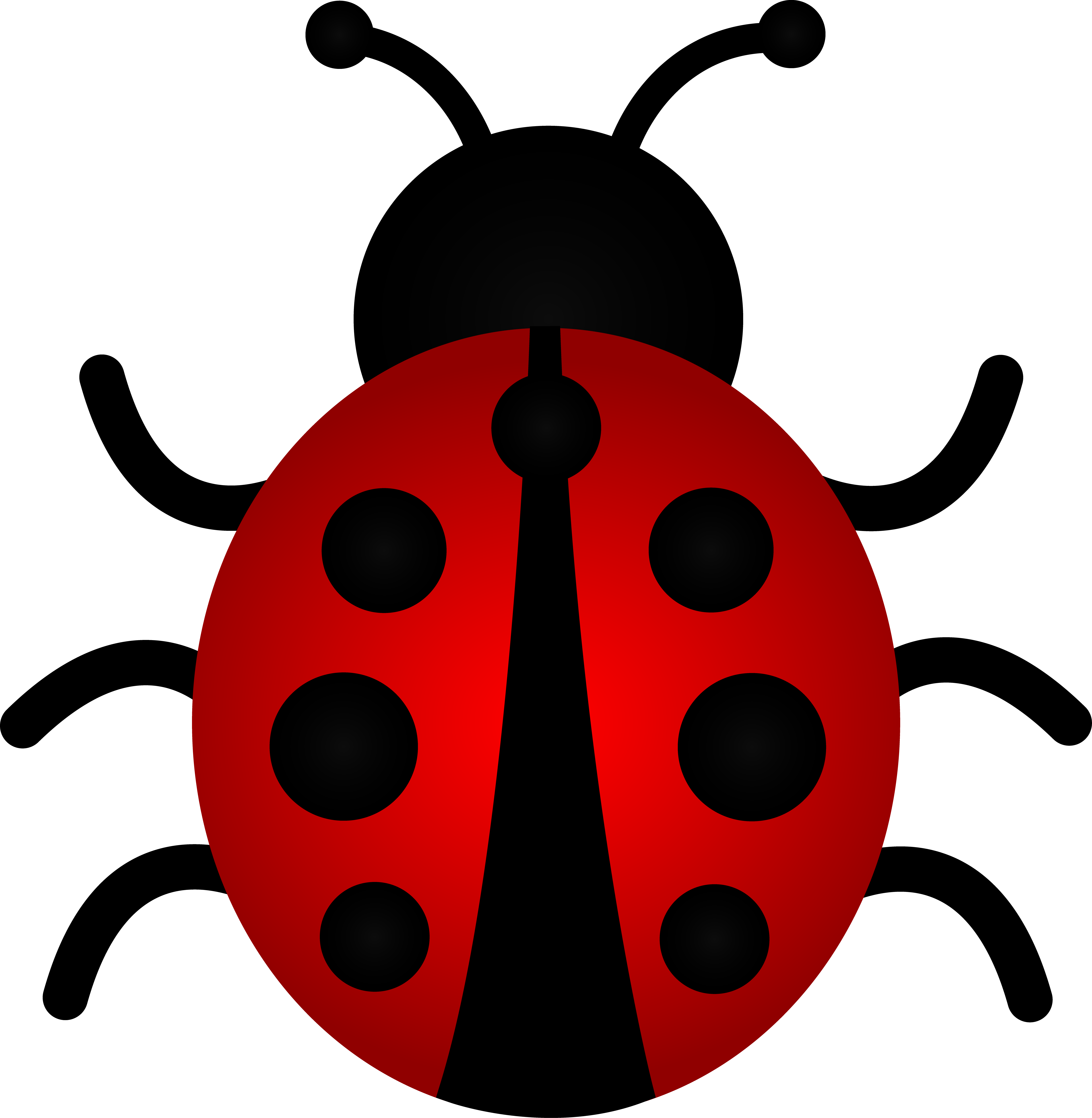 Cute Ladybug Clipart At Getdrawings - Ladybug Clipart (6023x6167), Png Download