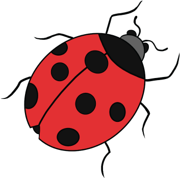 Drawing Ladybug Realistic - Easy Drawings Of Ladybugs (400x400), Png Download