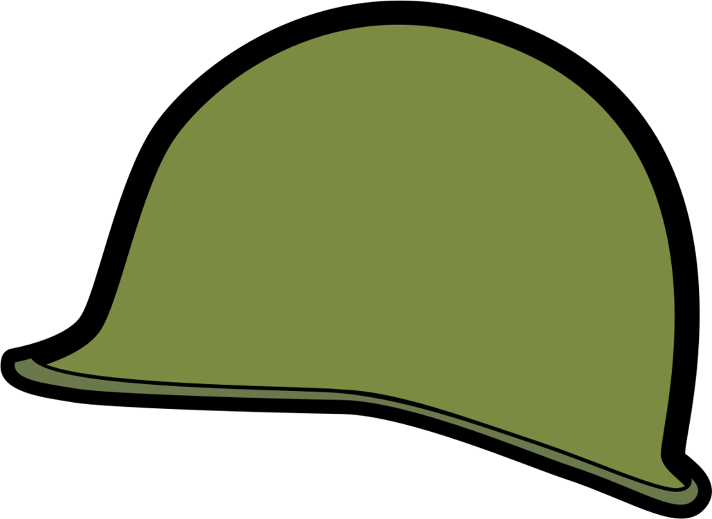 Combat Helmet Soldier Military Army - Clip Art Soldier Helmet Png (1029x750), Png Download