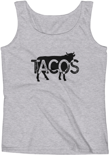 La Vaca Taco Tank - Active Tank (600x600), Png Download