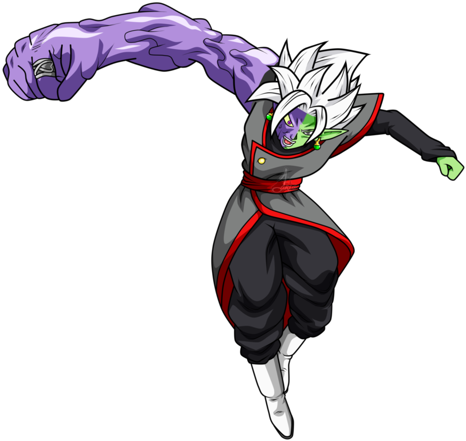 Picture Black And White Archangel Drawing Villain - Dragon Ball Super Zamasu Fusion Deforme (919x870), Png Download