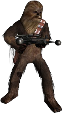 Dave's Transparent Pngs - Chewbacca (260x550), Png Download