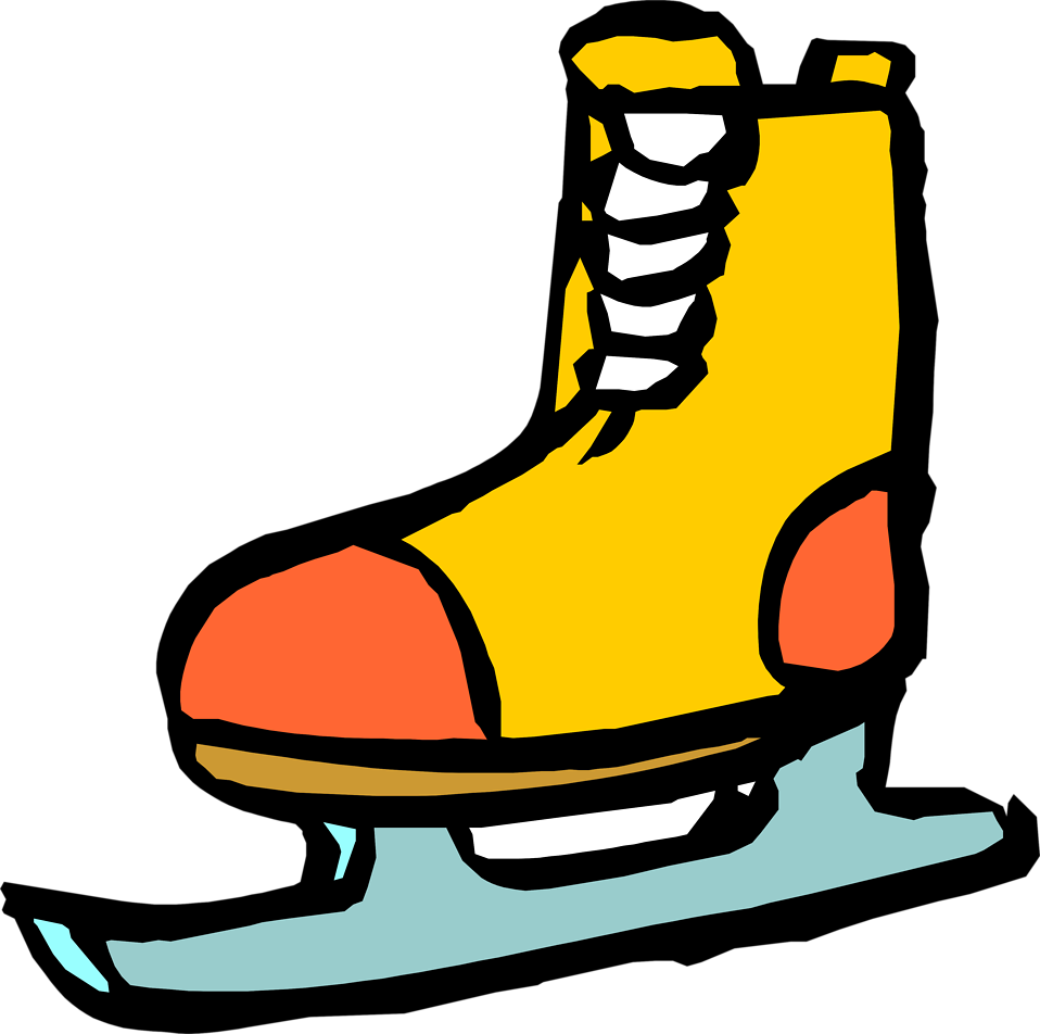 Ice Clip Art Library Cliparts - Clipart Skate (958x952), Png Download