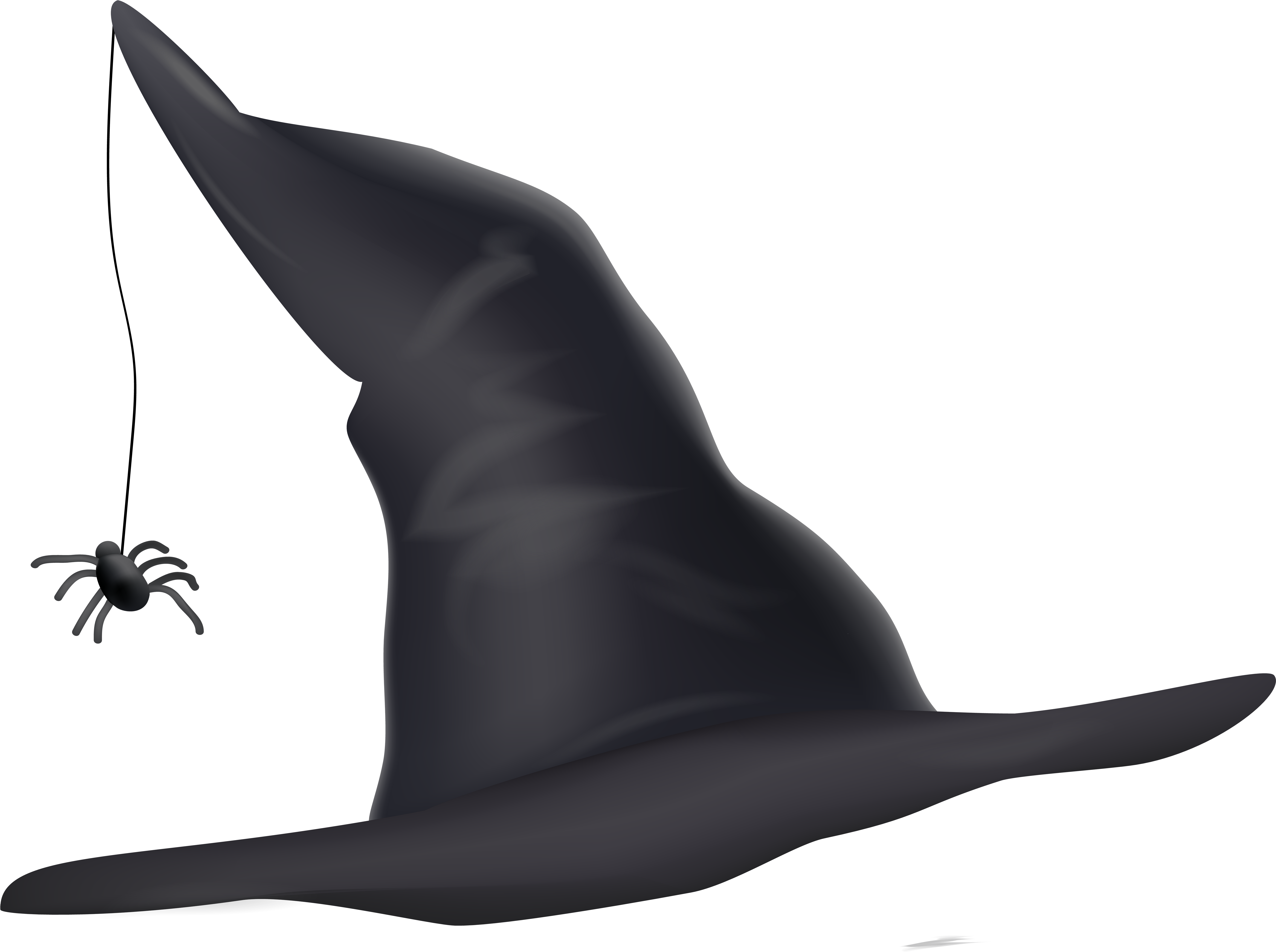 Witch Hat Clipart Transparent Png High - Halloween Witch Hat Png (6000x4486), Png Download