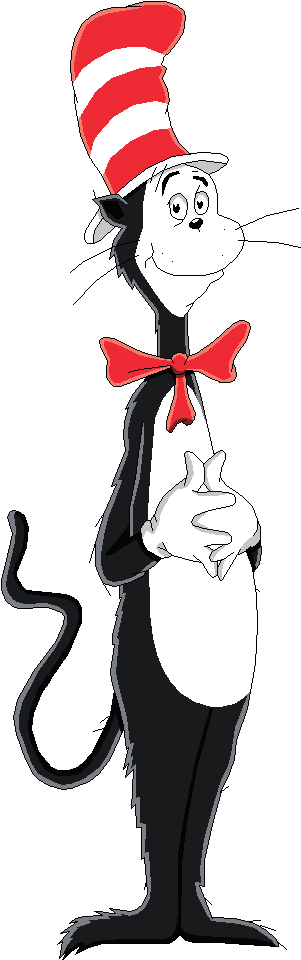 The Cat In The Hat By Mollyketty On Deviantart Clipart - Cat In The Hat Png (326x984), Png Download