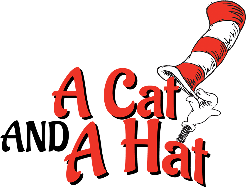 A Cat And A Hat With Cris Johnson - Dr Seuss (900x693), Png Download