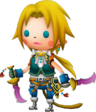 Theatrhythm Zidane - Final Fantasy Theatrhythm Png (328x381), Png Download