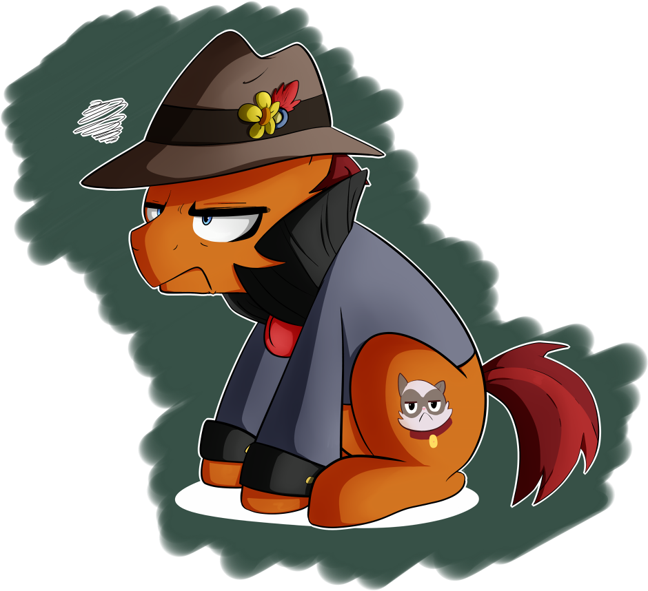 Nolycs, Clothes, Grumpy Cat, Hat, Rarity Takes Manehattan, - Mlp Grumpy Cat Pony (1000x862), Png Download