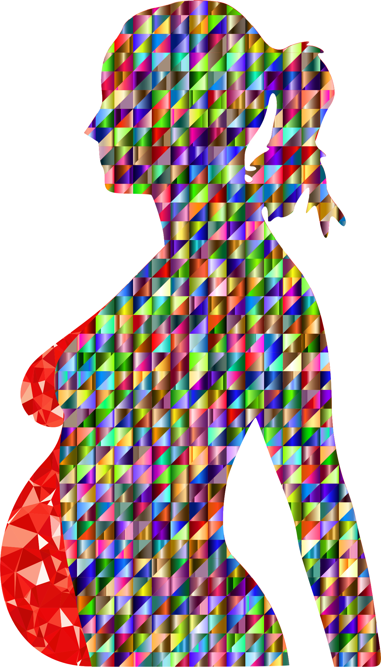 This Free Icons Png Design Of Chromatic Triangular (1286x2248), Png Download