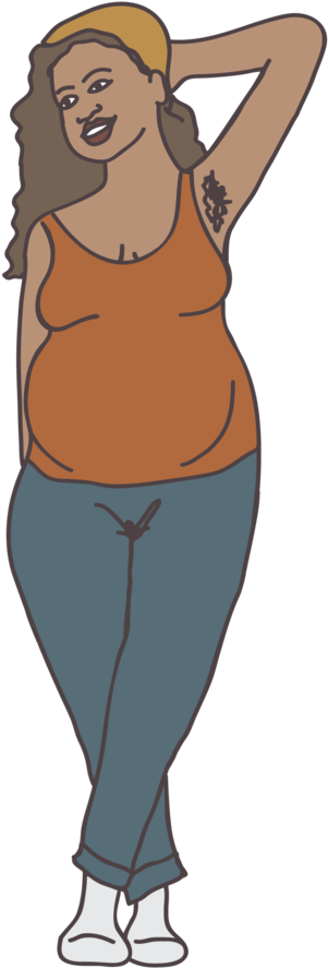 6 Pregnant People Illustration Set • Basic Use (1000x1000), Png Download