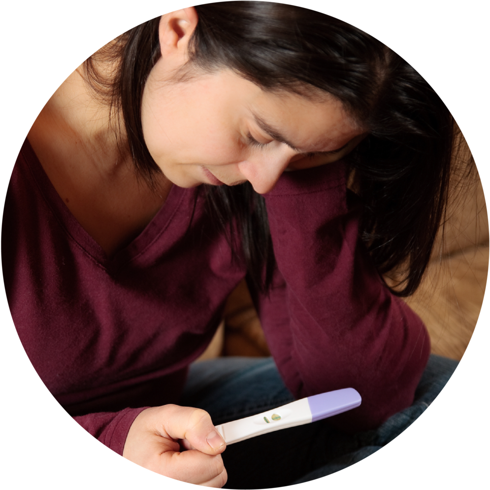 Are You Pregnant Circle - Pregnancy (1000x1027), Png Download