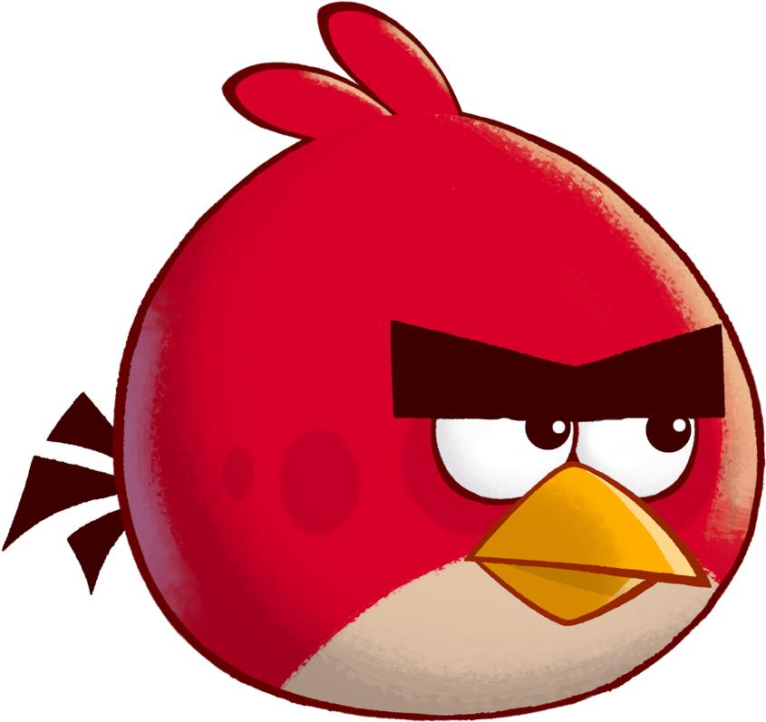 Angry Bird - Angry Birds Red Png (882x879), Png Download