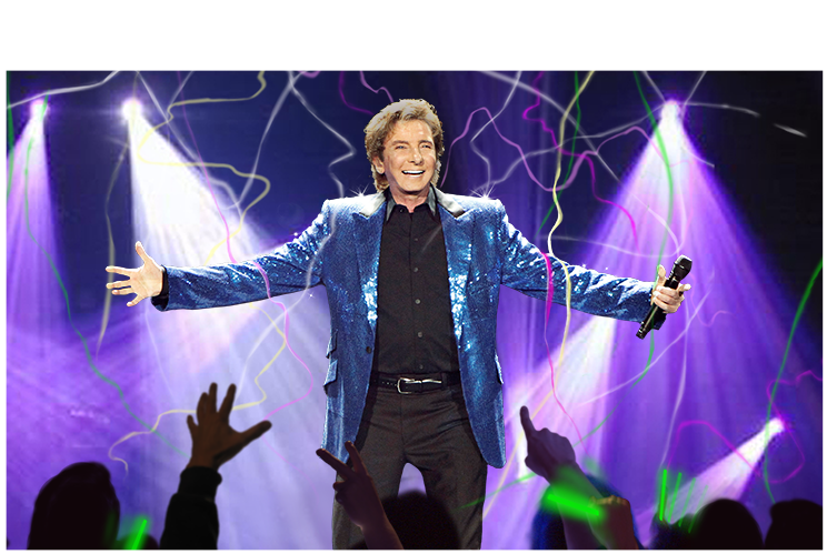 With More Than 50 Top 40 Hits Like Mandy, Can't Smile - Barry Manilow Uk Tour (744x499), Png Download