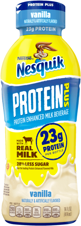 Nesquik® Protein Plus Vanilla - Nesquik Protein Plus Banana (750x750), Png Download