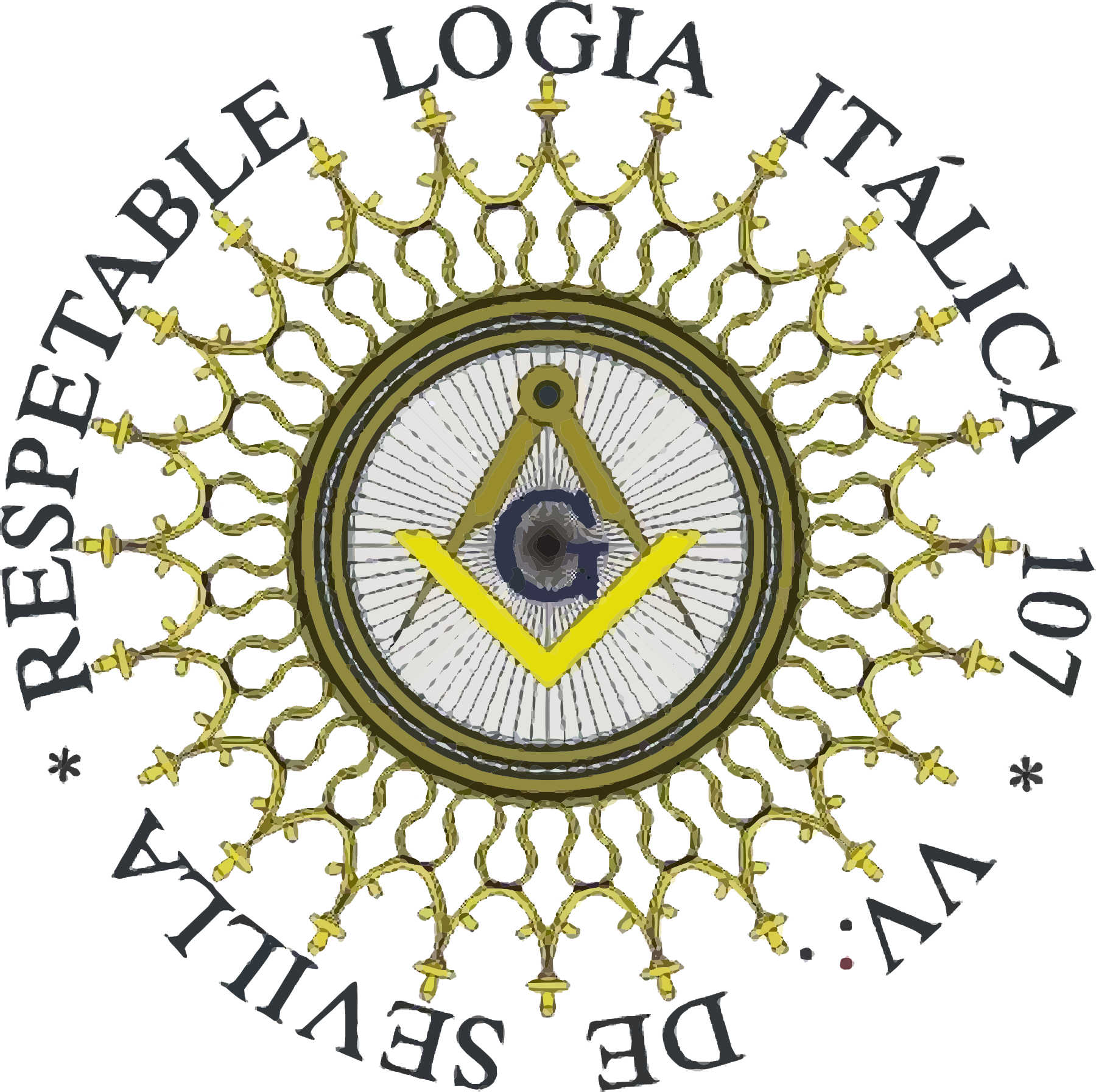 Logia Masonica En Sevilla - Circle (1800x1792), Png Download
