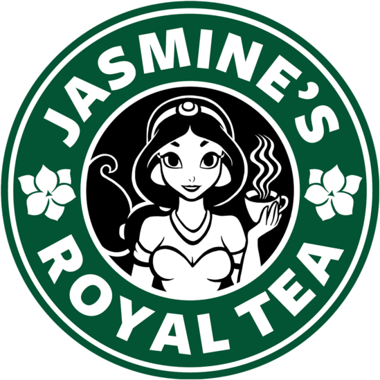 Jasmine's Royal Tea Disney Starbucks, Starbucks Logo, - Starbucks Logo (630x630), Png Download