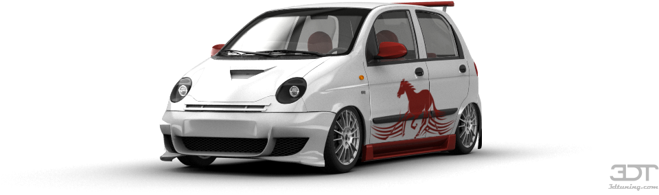 Daewoo Matiz M 150 5 Door Hatchback 2000 Tuning - Hatchback (1004x373), Png Download